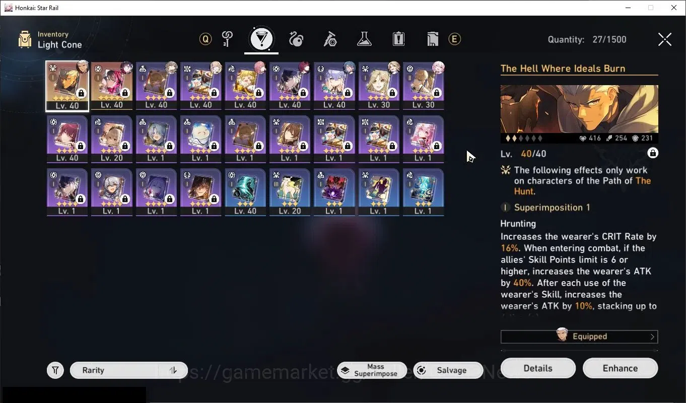 Honkai Star Rail Accounts Asia|TL 30|7 Limited|(Archer)+Sign Hysilens,Kafka, image 5