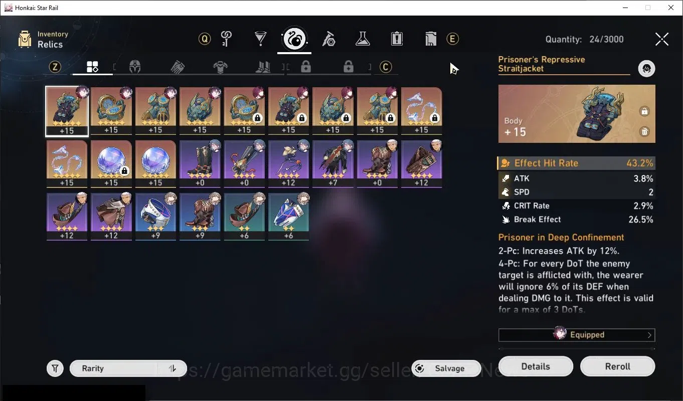 Honkai Star Rail Accounts Asia|TL 30|7 Limited|(Archer)+Sign Hysilens,Kafka, image 7