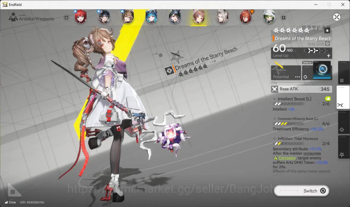Arknights: Endfield Accounts ASIA |Lv 55|3 limit|Laevatain+sign,Gilberta,Tangta image 4