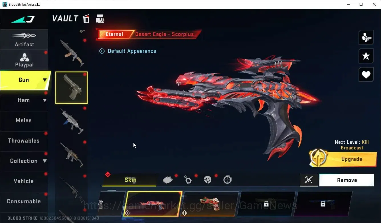 Blood Strike Accounts ASIA|ETERNAL DEagle+MELEE TalonKnife,Collab TOKREV image 14