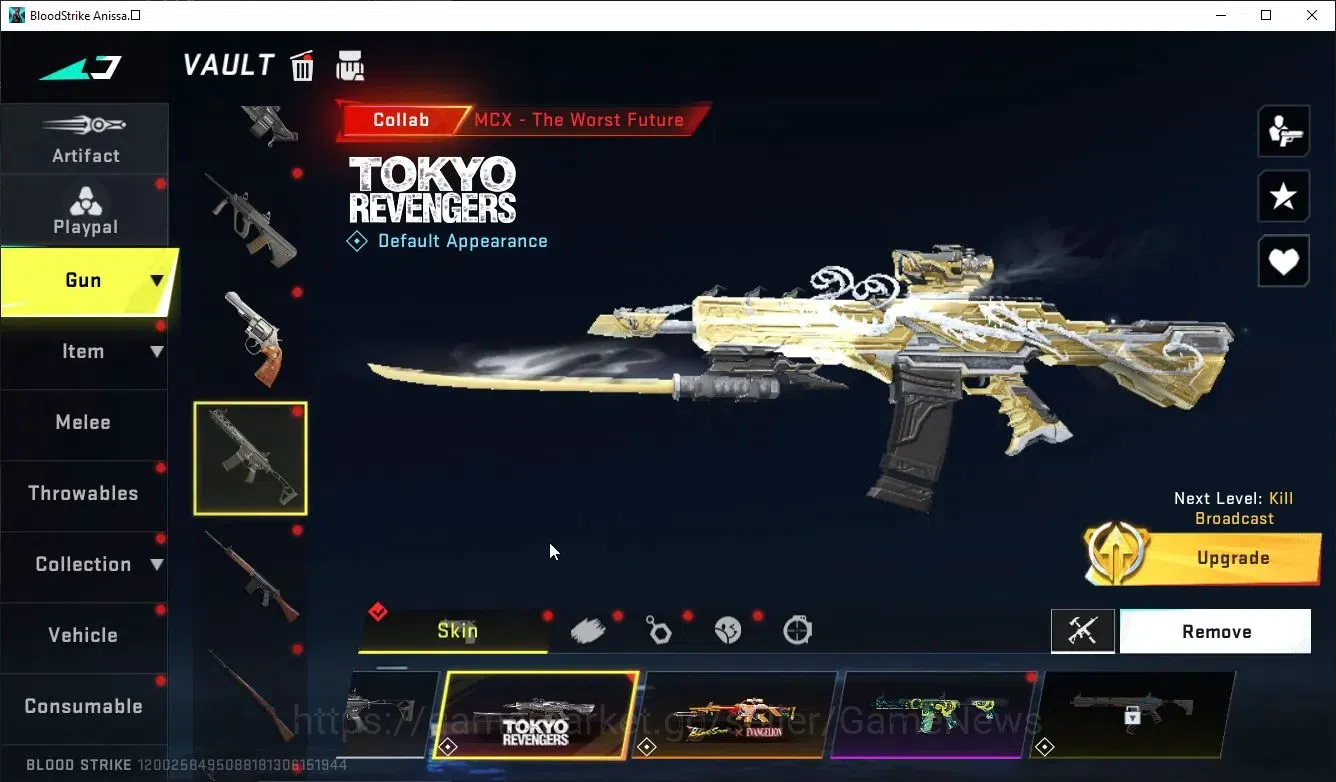 Blood Strike Accounts ASIA|ETERNAL DEagle+MELEE TalonKnife,Collab TOKREV image 16