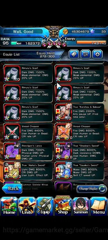 Grand Summoners Accounts Global|Rank 95|1 Sp Art|18 Ascend|RoyTW,SayakaTW,S image 10