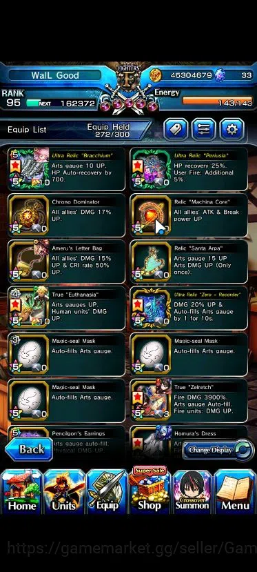 Grand Summoners Accounts Global|Rank 95|1 Sp Art|18 Ascend|RoyTW,SayakaTW,S image 15