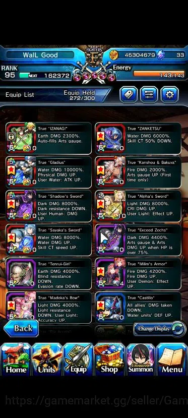 Grand Summoners Accounts Global|Rank 95|1 Sp Art|18 Ascend|RoyTW,SayakaTW,S image 6