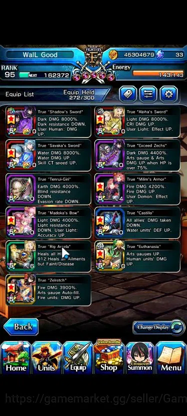 Grand Summoners Accounts Global|Rank 95|1 Sp Art|18 Ascend|RoyTW,SayakaTW,S image 7