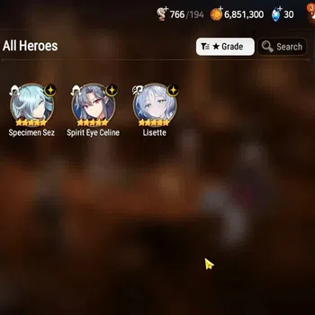 Epic Seven Accounts Limited Hero GLOBAL UnVerif|New Era|3 ML(Lisete,SE Celine,Spec Sez)+TA Coli,Landy,Etc|Poh ON|Abys F