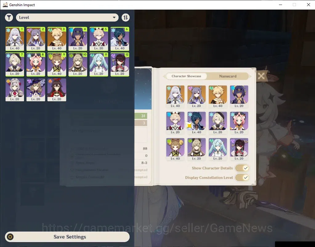 Genshin Impact Accounts Starter ASIA|AR 31|1 Limited (Skirk) + 1 Standard (Keqing)|All Unset|Reunion ON|Male MC|Take 1