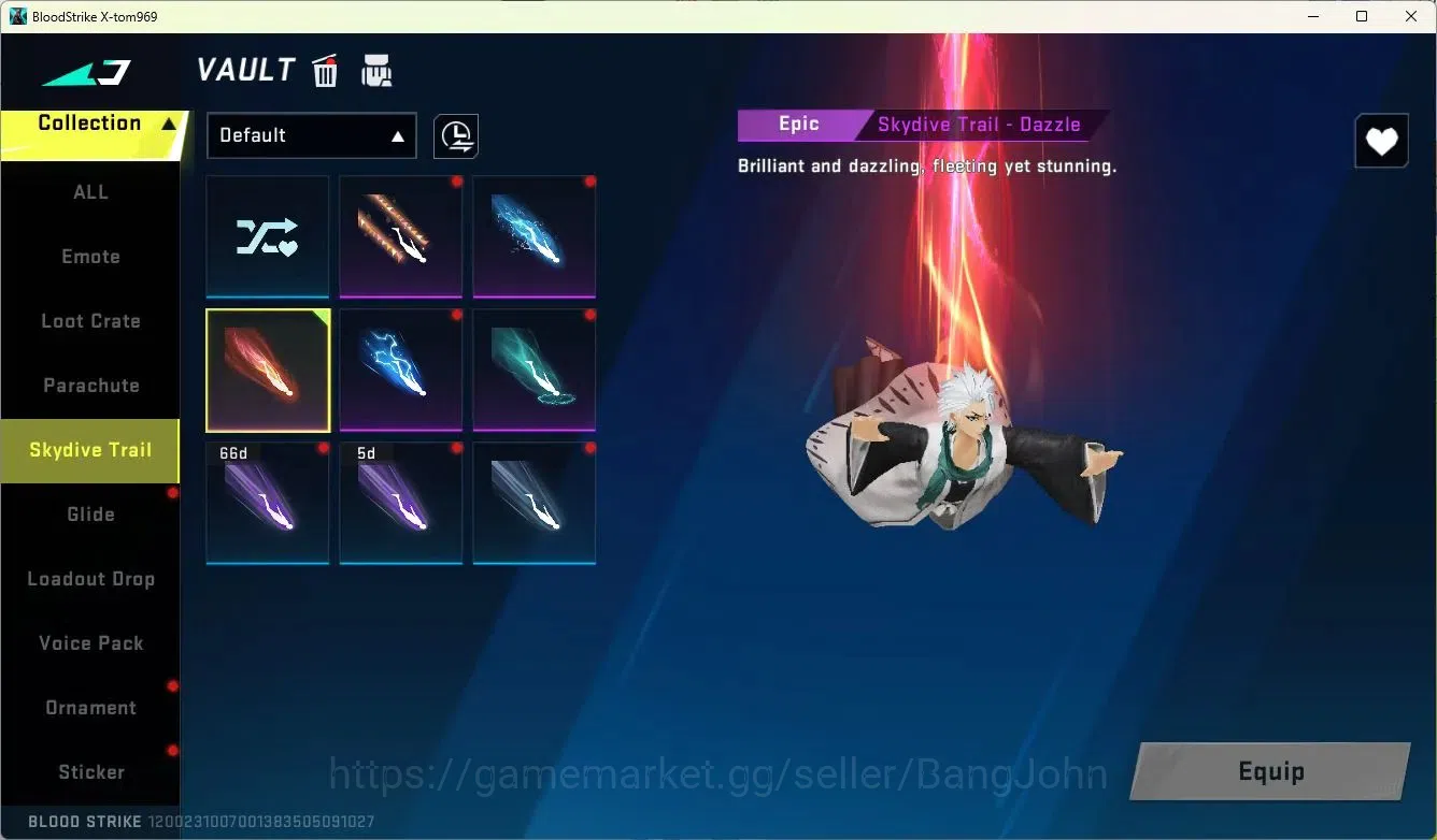 Blood Strike Accounts Collab Skin ASIA | Collab MCX-EVA-00 | 3 Limited Skins | 10 Legendary Skins | Ultra 12