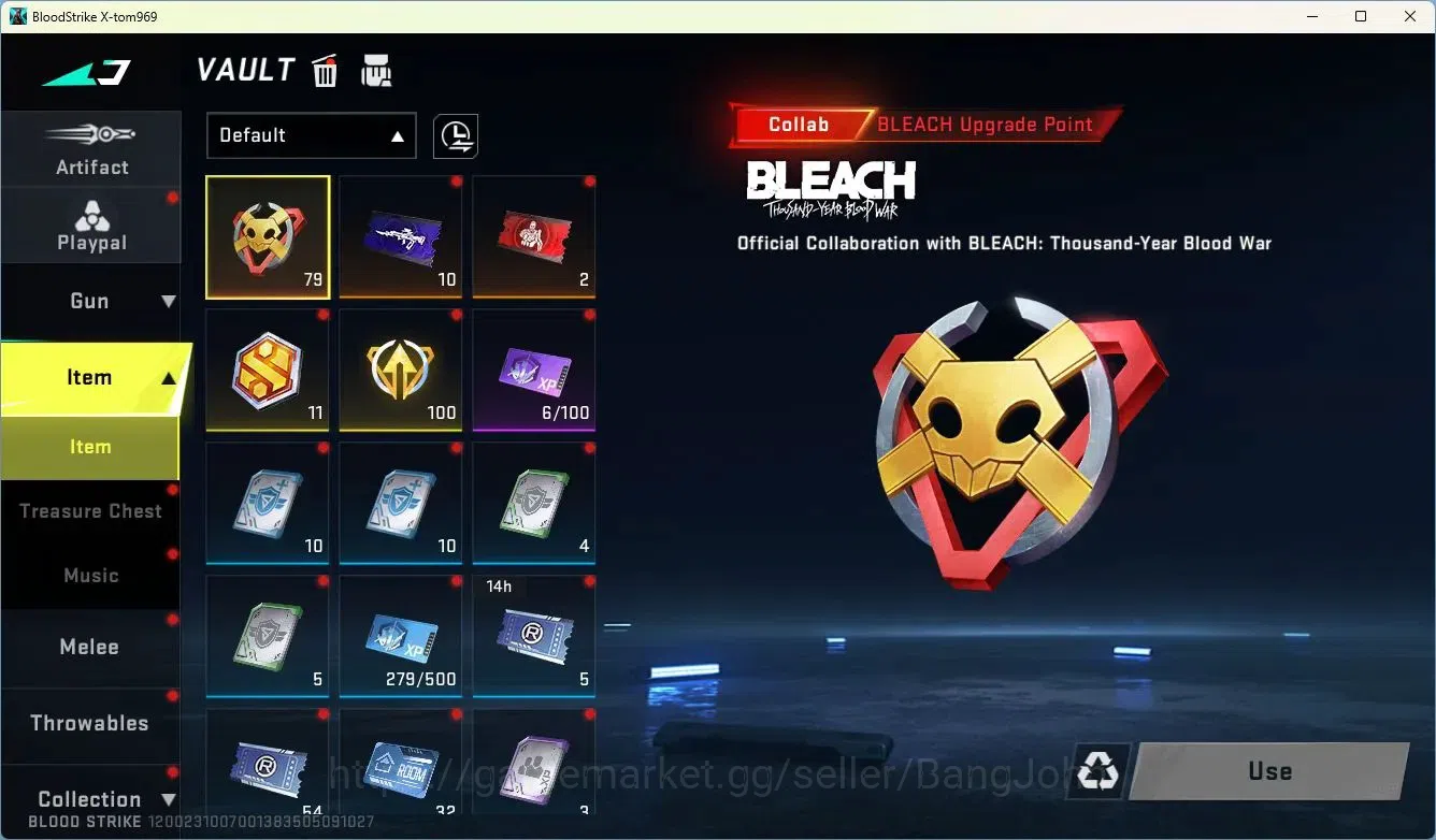 Blood Strike Accounts Collab Skin ASIA | Collab MCX-EVA-00 | 3 Limited Skins | 10 Legendary Skins | Ultra 18