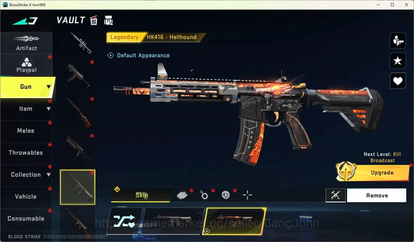Blood Strike Accounts Collab Skin ASIA | Collab MCX-EVA-00 | 3 Limited Skins | 10 Legendary Skins | Ultra 19