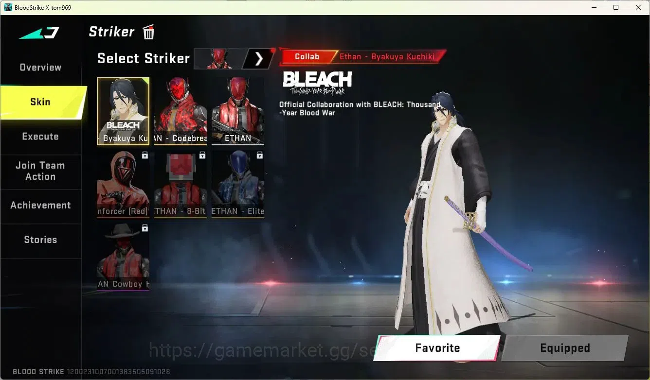 Blood Strike Accounts Collab Skin ASIA | Collab MCX-EVA-00 | 3 Limited Skins | 10 Legendary Skins | Ultra 5