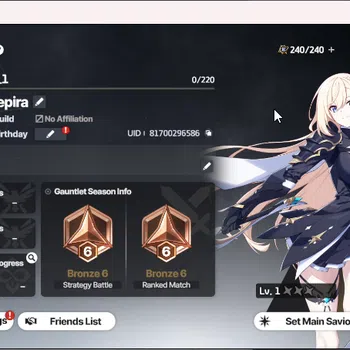 StarSavior Accounts Global | Starter Lv 1 | Asherah Waltz + 1 SSR | Selector On | Log Google RA113B