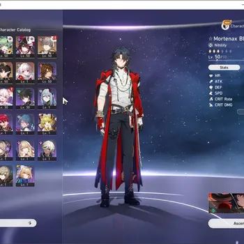 Honkai Star Rail Accounts Others ASIA|TL 40|5 Limited|(Mortenax Blade)+Sign,Huo Huo,Sparkle,Yao Guang,Dante|1 Standart