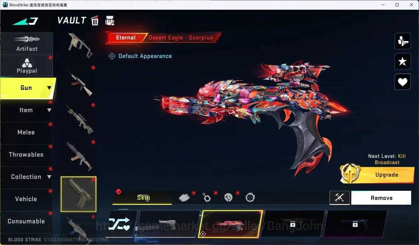 Blood Strike Accounts ASIA|1 Eternal: Desert Eagle-Scorpius|8 Collab Gun image 6