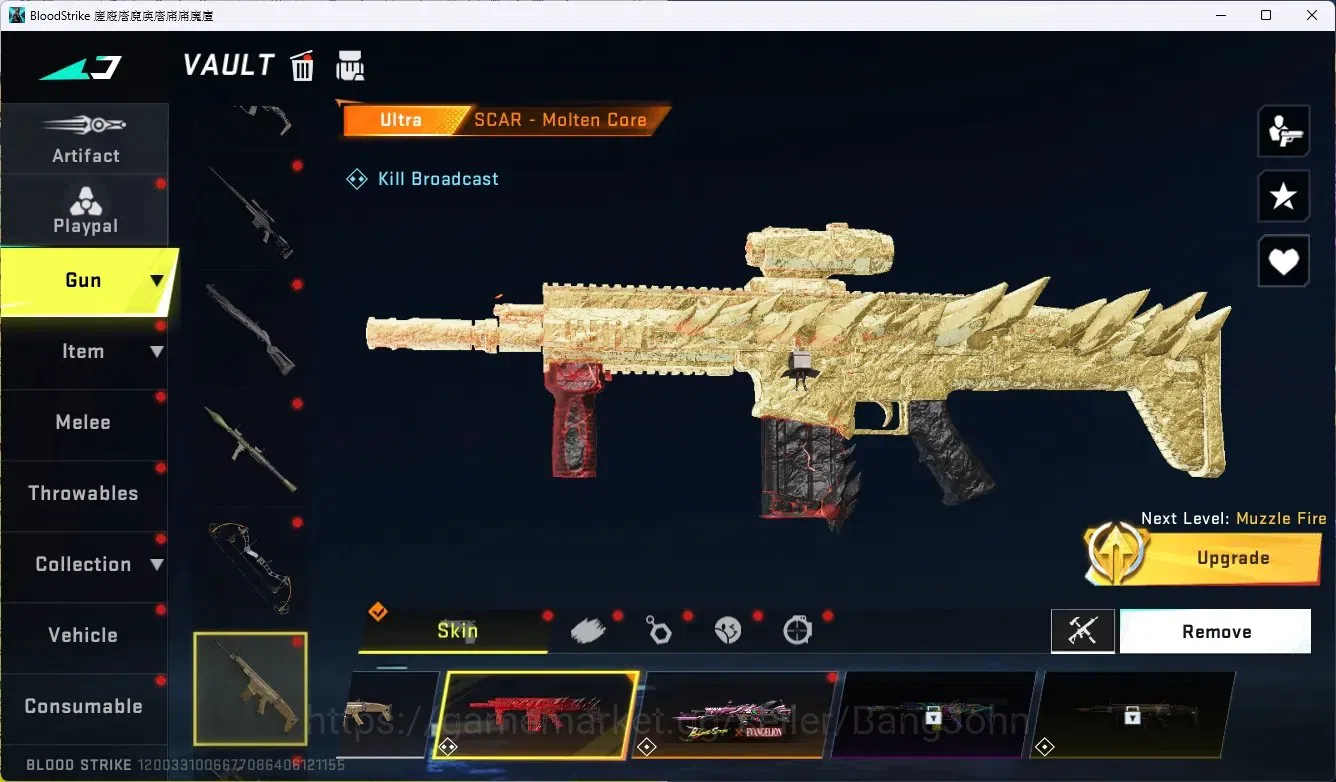 Blood Strike Accounts ASIA|1 Eternal: Desert Eagle-Scorpius|8 Collab Gun image 9