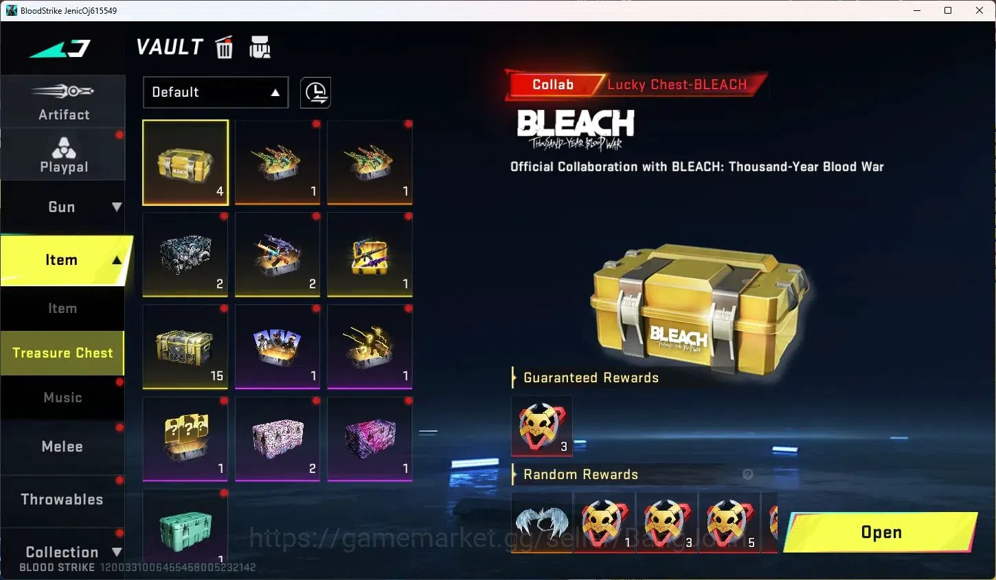 Blood Strike Accounts ASIA | BLEACH: Rukia, Byakuya | 2 Legendary SMG: V image 9