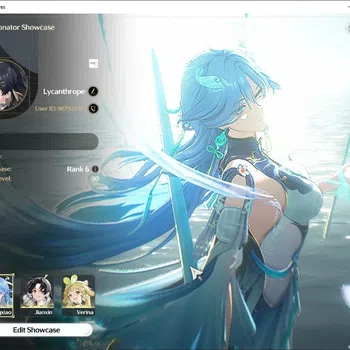 Wuthering Waves Accounts Starter SEA|UL 50|1 Limited|Qingxiao RC6 + 4 Standard Verina,Calcharo,Jianxin,Encore|DB lvl