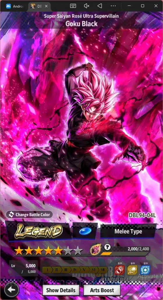 Dragon Ball Legends Accounts Android | Lvl 148 | 13.7M Power| 15K CC| 1 LR| 4 U image 7