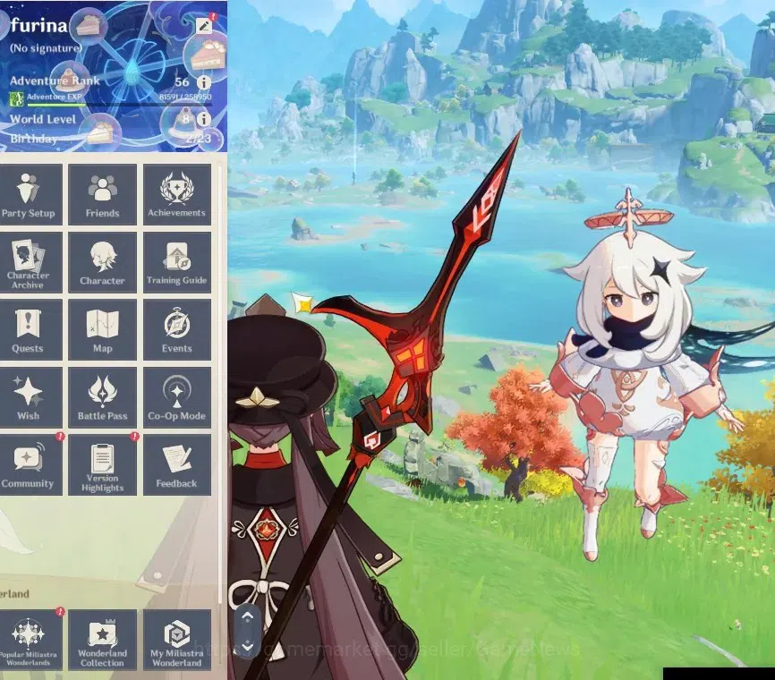 Genshin Impact Accounts ASIA |AR 56 |5 Limited + 3 (*5Weapon) |[Yelan,Nico image 1