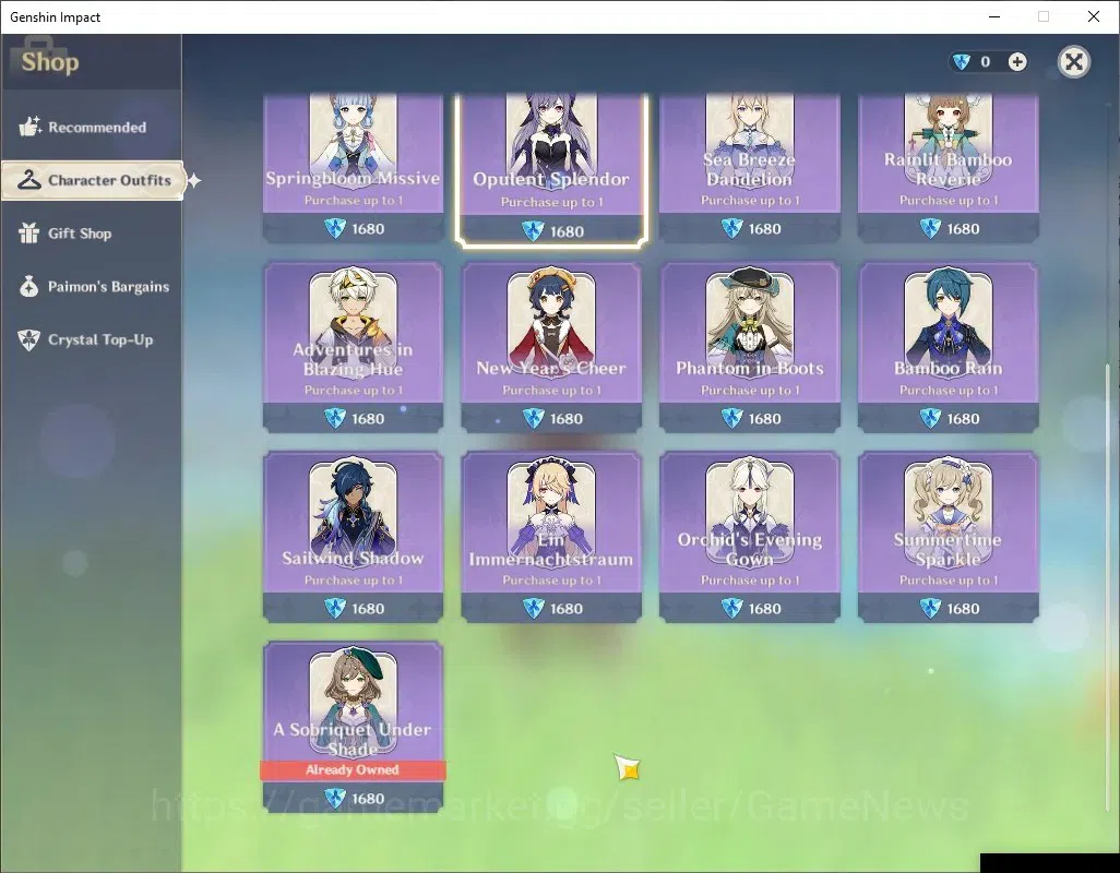 Genshin Impact Accounts ASIA |AR 56 |5 Limited + 3 (*5Weapon) |[Yelan,Nico image 20