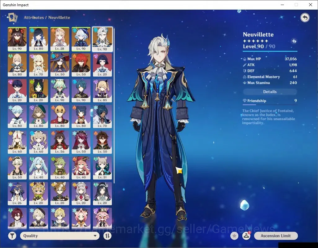 Genshin Impact Accounts ASIA |AR 56 |5 Limited + 3 (*5Weapon) |[Yelan,Nico image 7