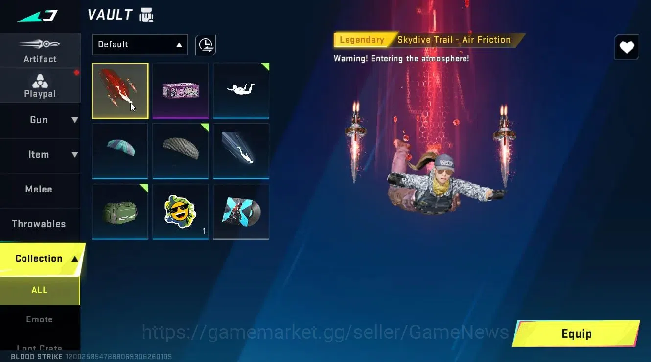 Blood Strike Accounts ASIA|ULTRA Melee Lightblade-Dark Force | Legendary image 11