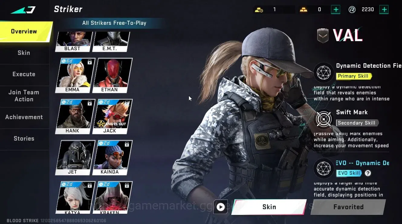 Blood Strike Accounts ASIA|ULTRA Melee Lightblade-Dark Force | Legendary image 14