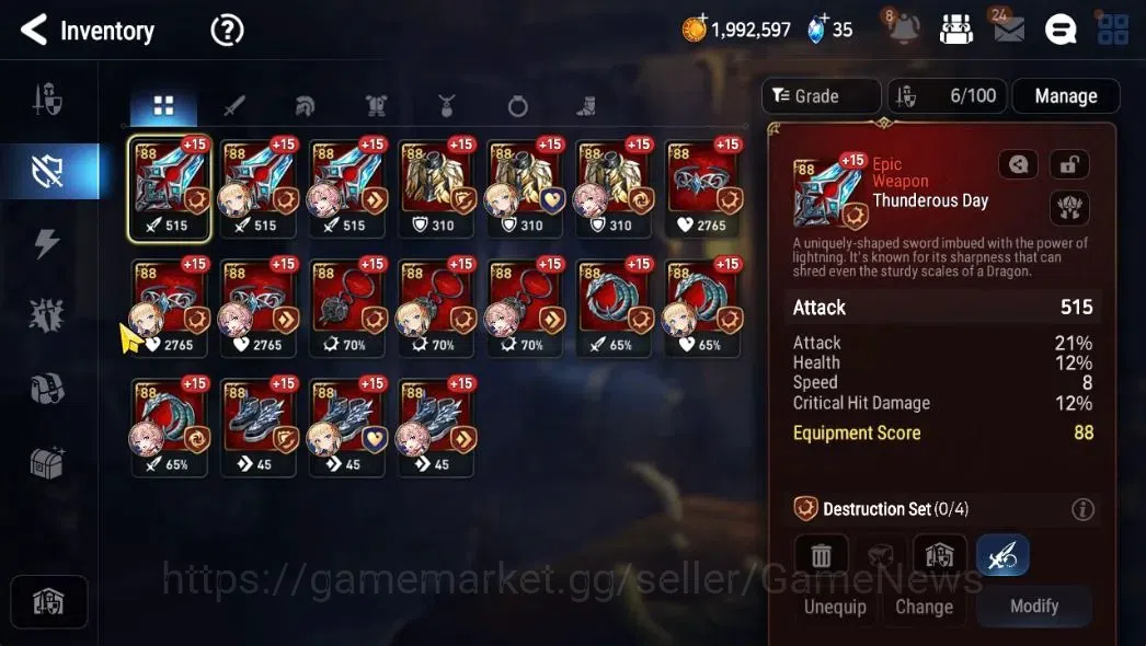 Epic Seven Accounts GLOBAL Unverif|New Era|2 ML (SB Aramintha,O Sigret image 12
