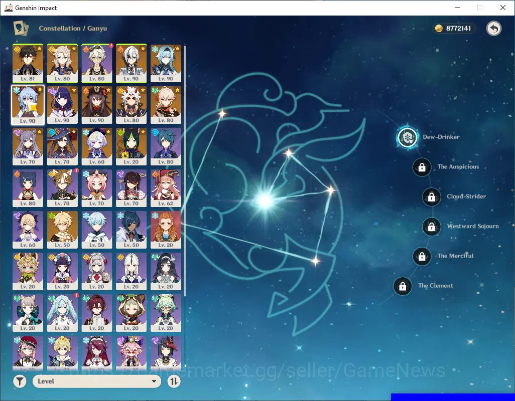 Genshin Impact Accounts Mid Game ASIA|AR 58|9 Limited 3