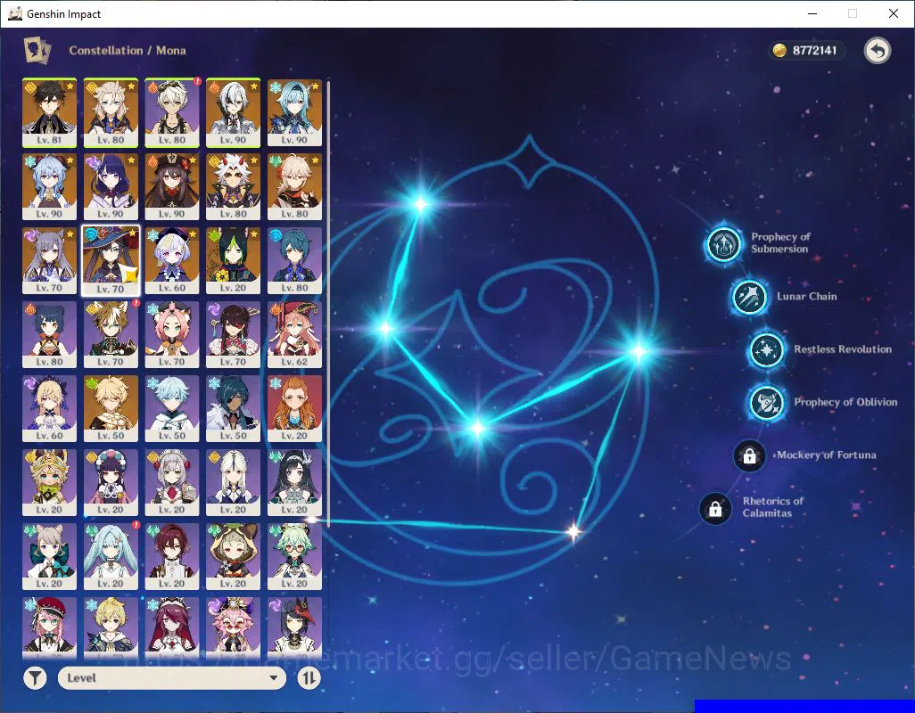 Genshin Impact Accounts Mid Game ASIA|AR 58|9 Limited 6