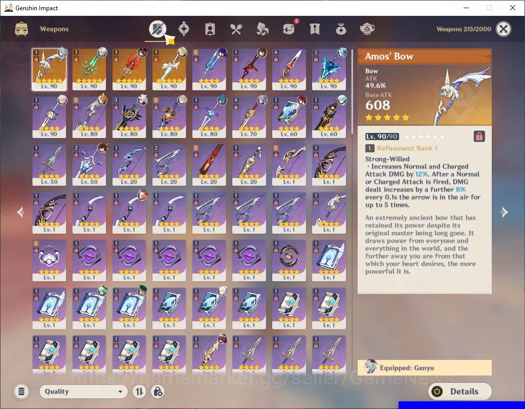 Genshin Impact Accounts Mid Game ASIA|AR 58|9 Limited 8