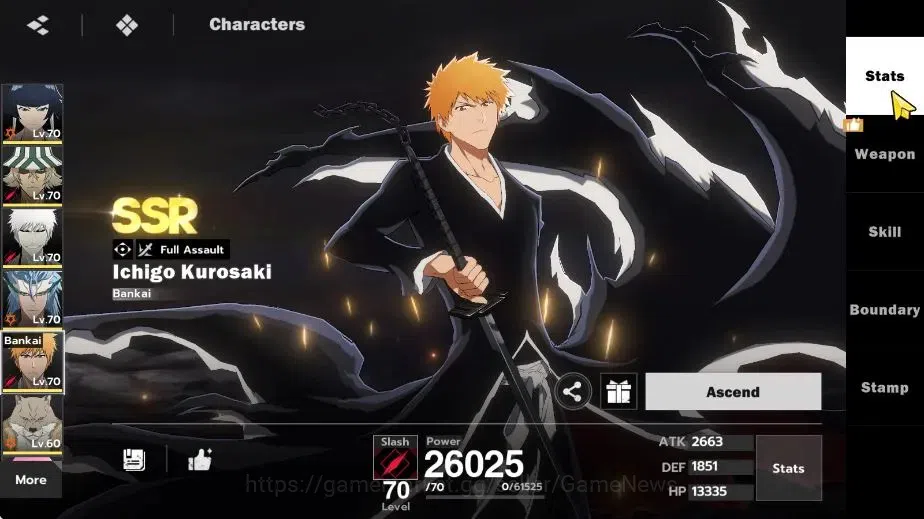 BLEACH: Soul Resonance Accounts NuverseSEA|LV 58|8 SSR [SoiFonB1,UrahB1,Ichigo Inn image 17