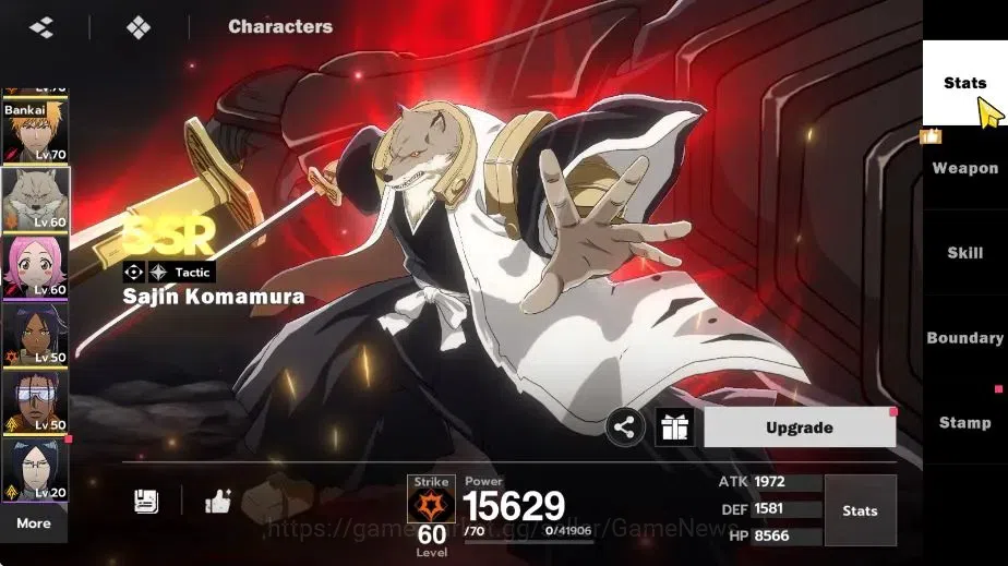 BLEACH: Soul Resonance Accounts NuverseSEA|LV 58|8 SSR [SoiFonB1,UrahB1,Ichigo Inn image 20