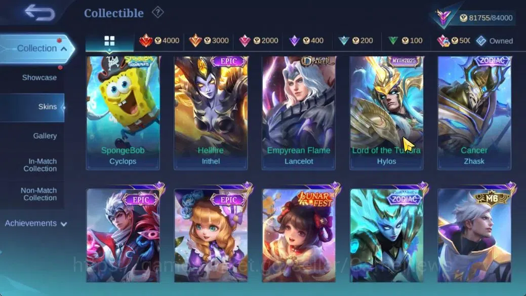 Mobile Legends: Bang Bang Accounts Hero 132|Skin 284|Legend Franco,KungFu Thamuz,Prim image 10