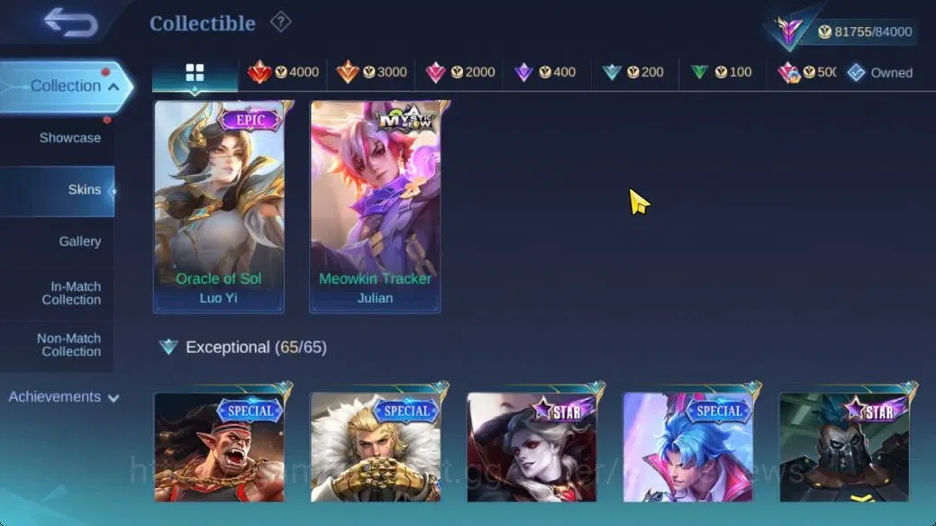 Mobile Legends: Bang Bang Accounts Hero 132|Skin 284|Legend Franco,KungFu Thamuz,Prim image 12