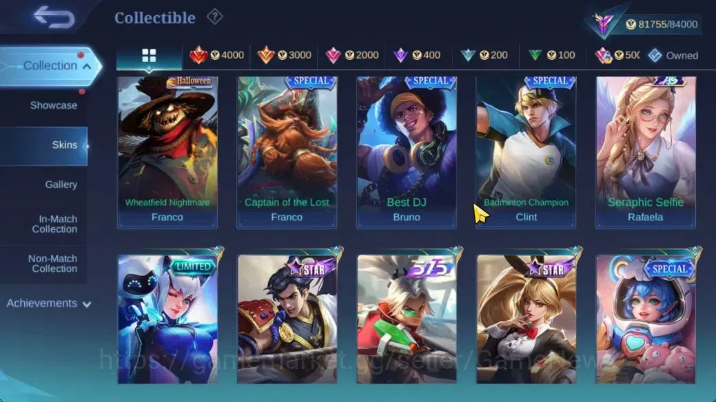 Mobile Legends: Bang Bang Accounts Hero 132|Skin 284|Legend Franco,KungFu Thamuz,Prim image 13