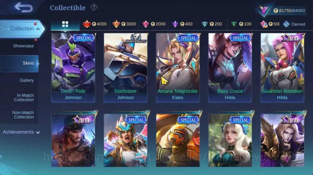 Mobile Legends: Bang Bang Accounts Hero 132|Skin 284|Legend Franco,KungFu Thamuz,Prim image 15