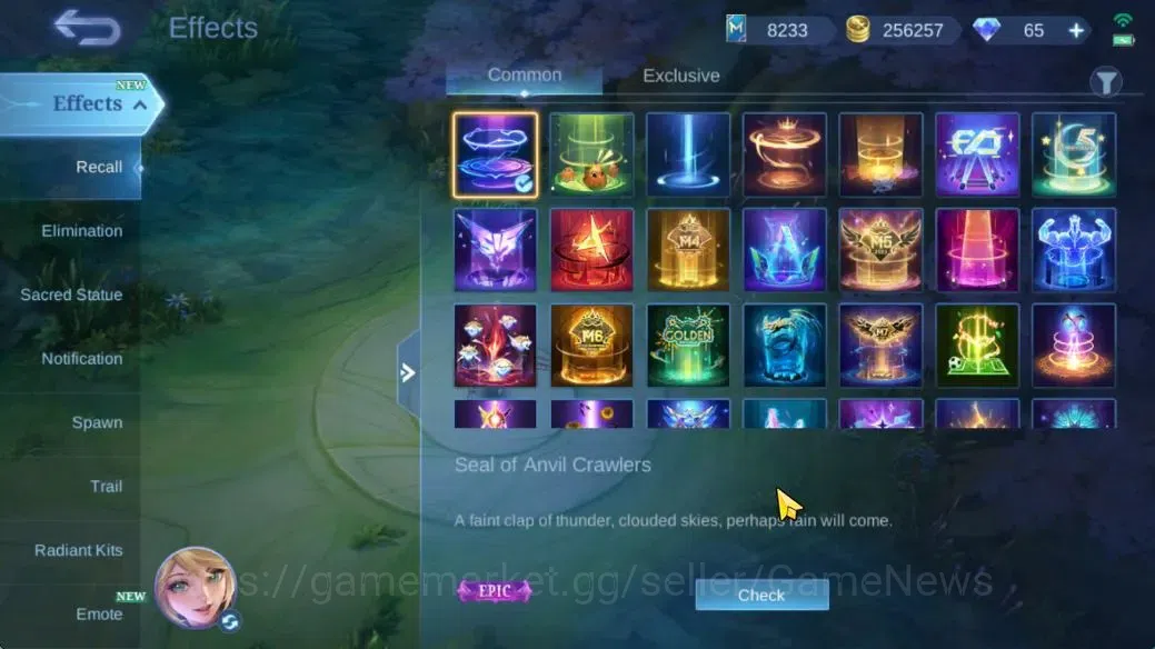 Mobile Legends: Bang Bang Accounts Hero 132|Skin 284|Legend Franco,KungFu Thamuz,Prim image 19