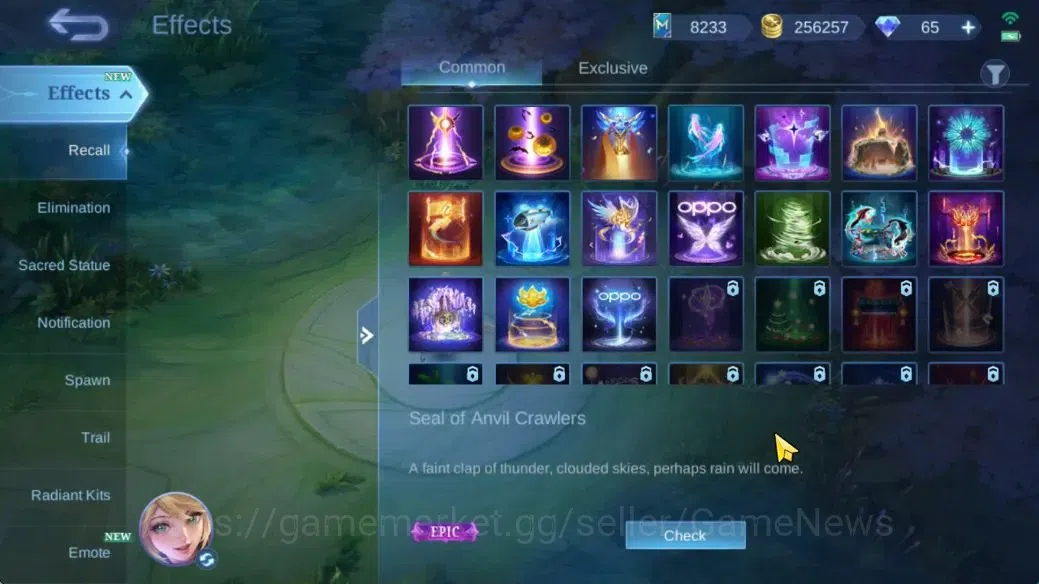 Mobile Legends: Bang Bang Accounts Hero 132|Skin 284|Legend Franco,KungFu Thamuz,Prim image 20