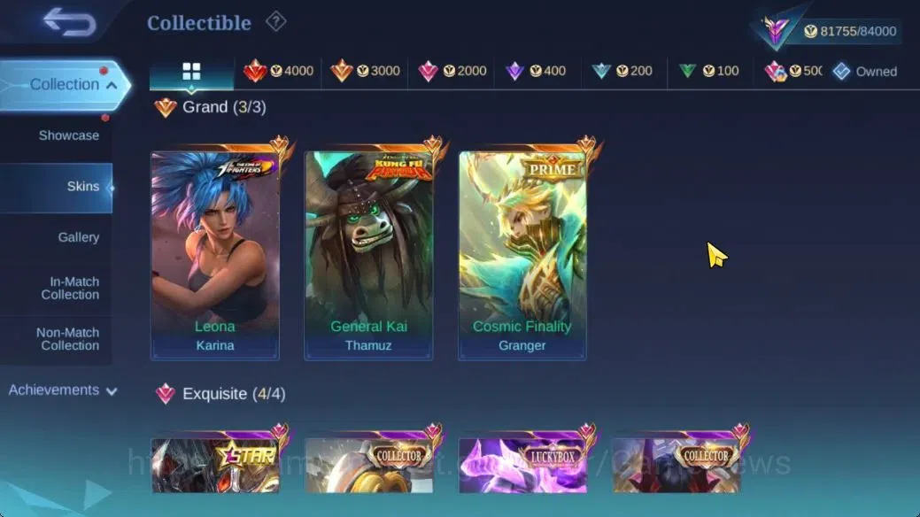 Mobile Legends: Bang Bang Accounts Hero 132|Skin 284|Legend Franco,KungFu Thamuz,Prim image 6