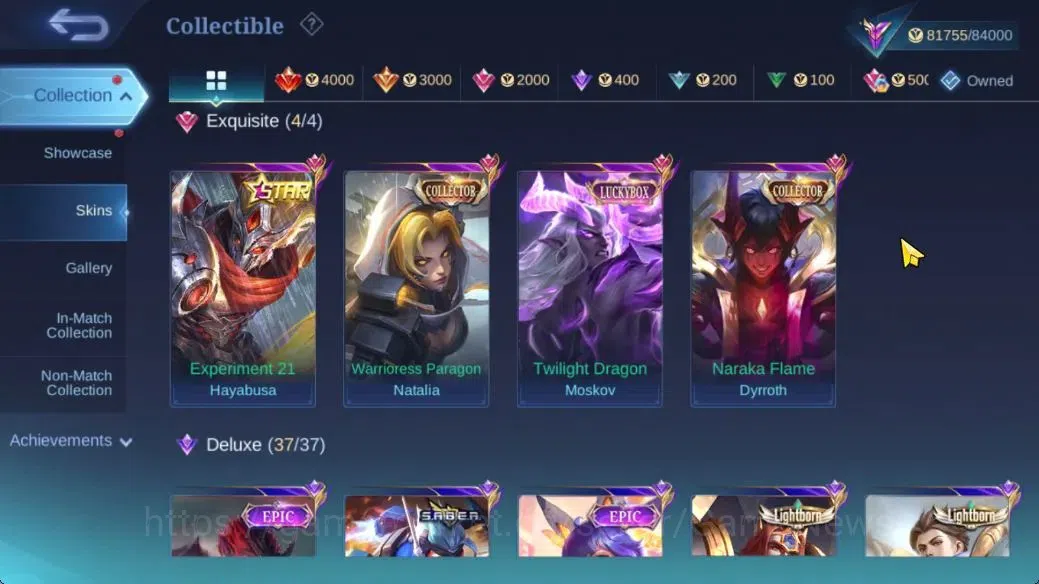 Mobile Legends: Bang Bang Accounts Hero 132|Skin 284|Legend Franco,KungFu Thamuz,Prim image 7