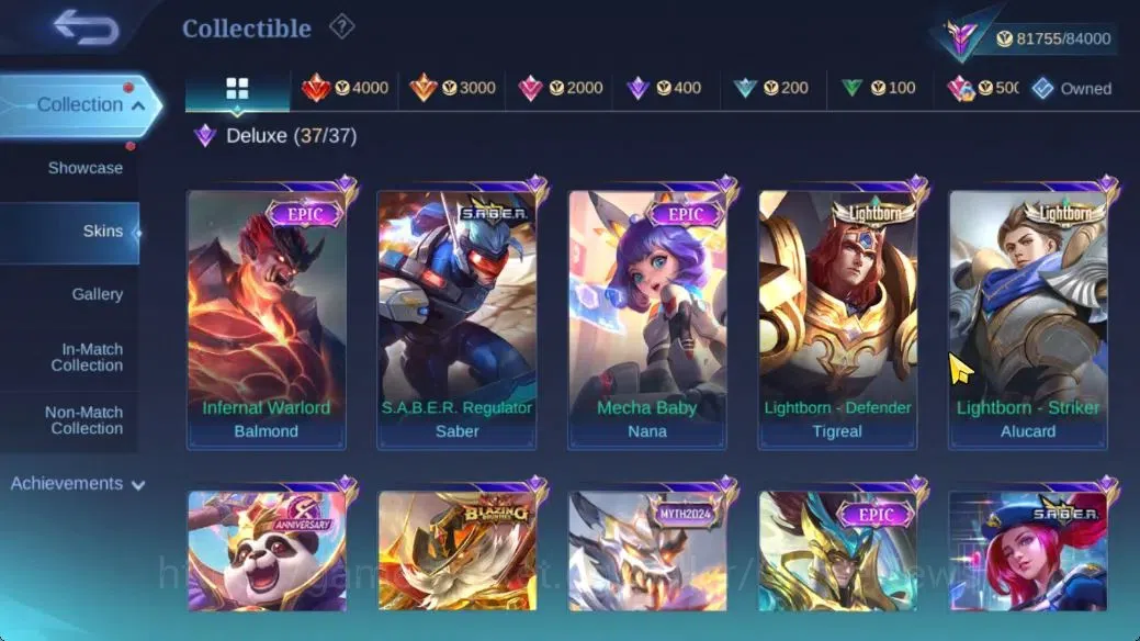 Mobile Legends: Bang Bang Accounts Hero 132|Skin 284|Legend Franco,KungFu Thamuz,Prim image 8