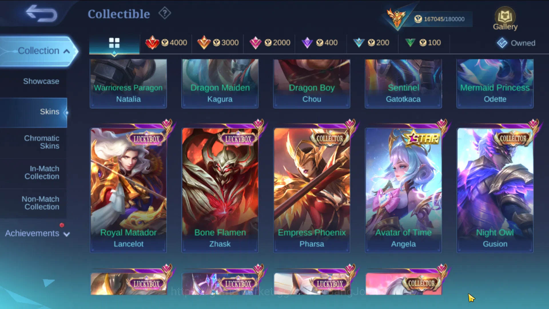 Mobile Legends: Bang Bang Accounts Mega Collector | Hero 131 , Skin 481 | Legend Fran image 12