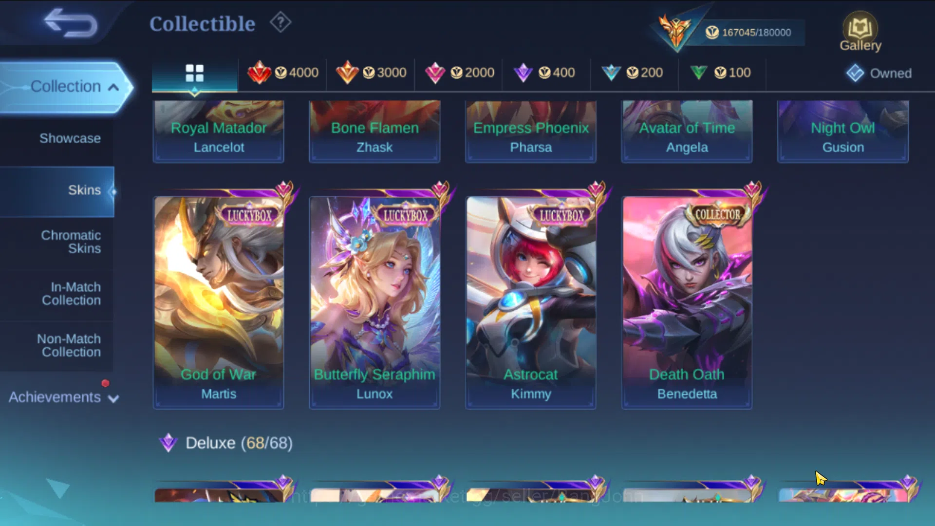 Mobile Legends: Bang Bang Accounts Mega Collector | Hero 131 , Skin 481 | Legend Fran image 13