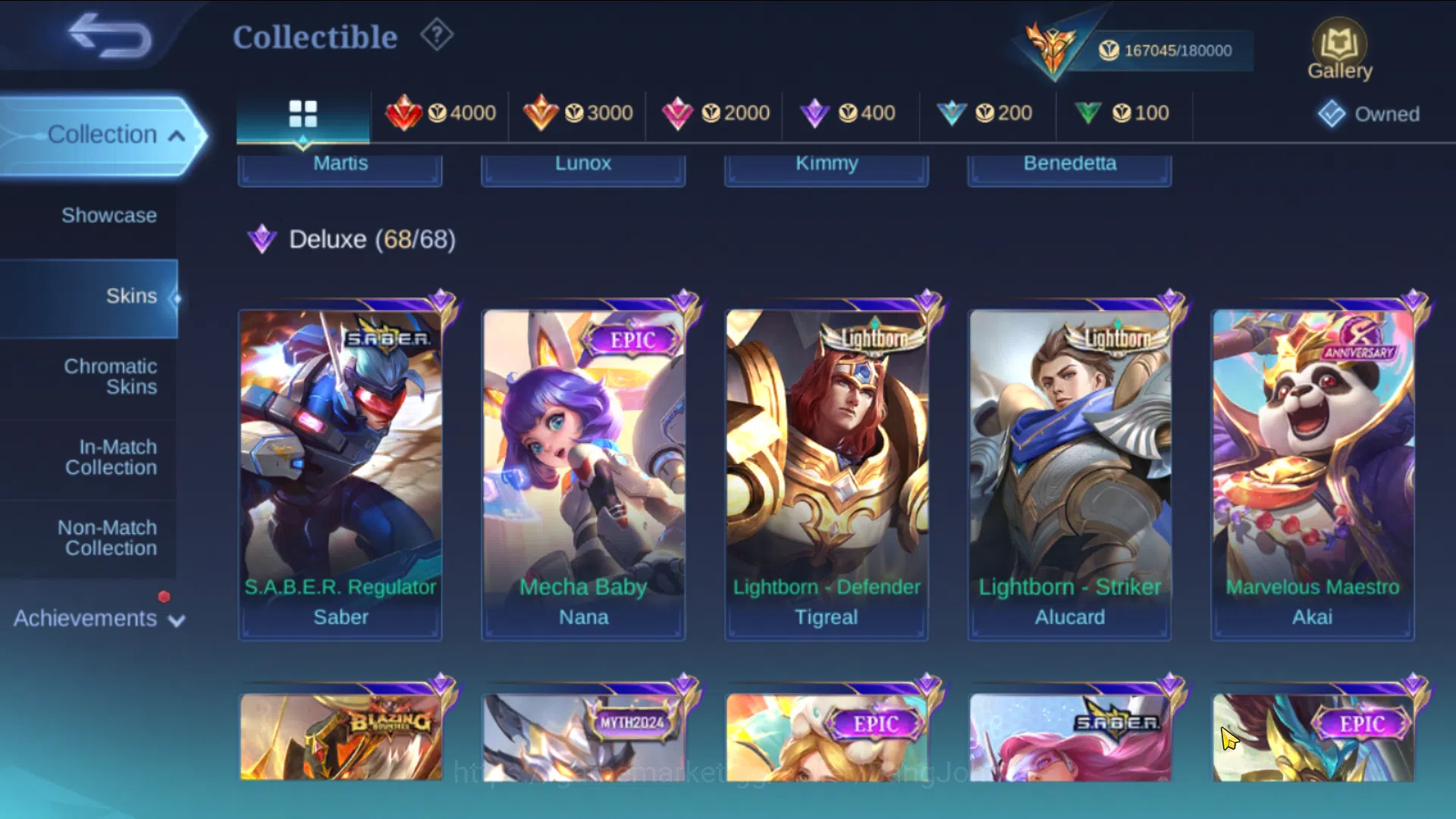Mobile Legends: Bang Bang Accounts Mega Collector | Hero 131 , Skin 481 | Legend Fran image 14