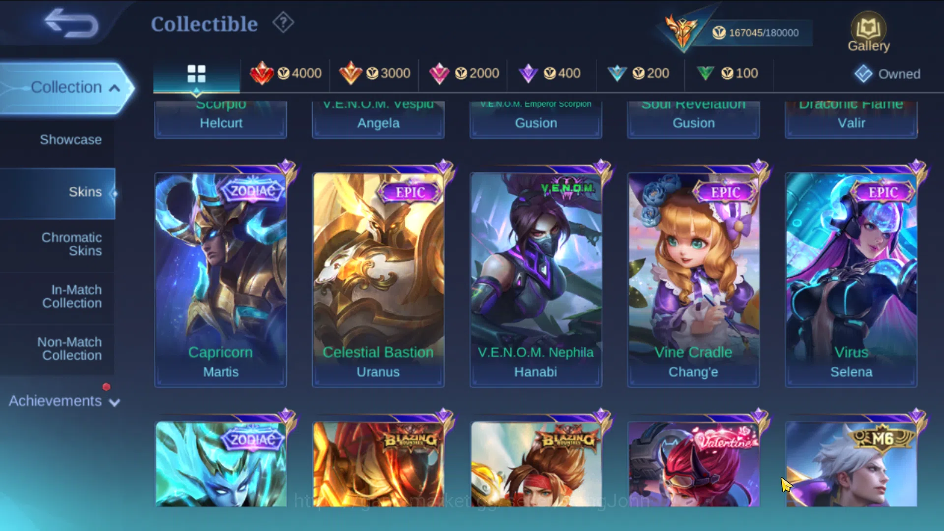 Mobile Legends: Bang Bang Accounts Mega Collector | Hero 131 , Skin 481 | Legend Fran image 18
