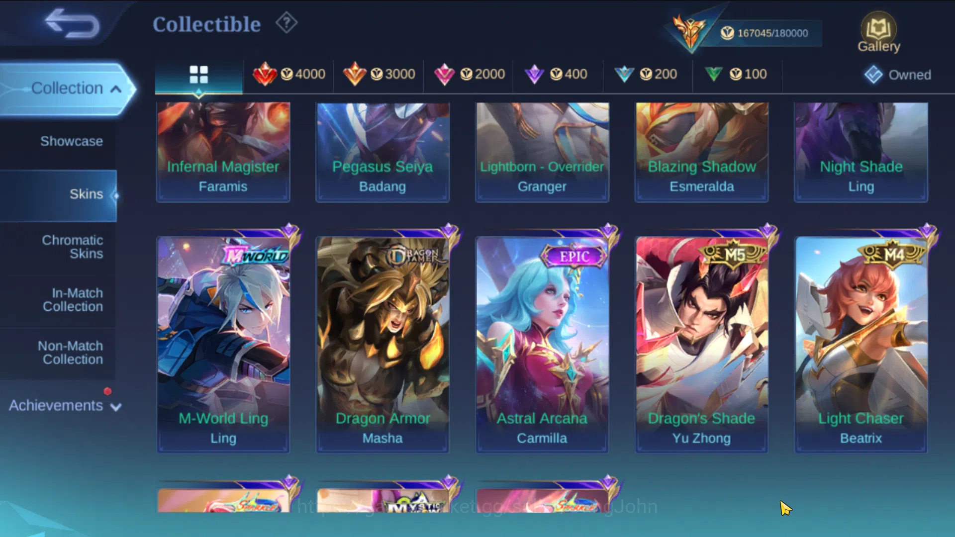 Mobile Legends: Bang Bang Accounts Mega Collector | Hero 131 , Skin 481 | Legend Fran image 20