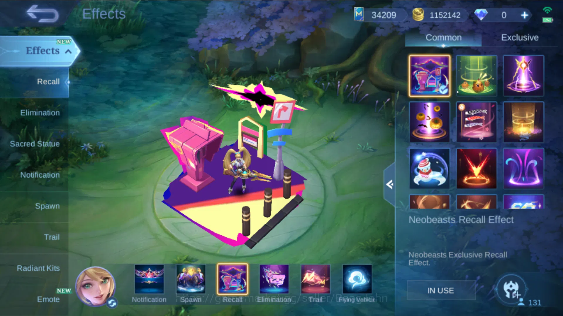 Mobile Legends: Bang Bang Accounts Mega Collector | Hero 131 , Skin 481 | Legend Fran image 6