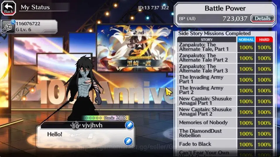 Bleach: Brave Souls Accounts [GLOBAL]51K Orb|TYBW26[Bambietta,Meninas,Liltotto] image 5