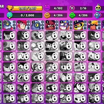 Brawl Stars Accounts 1017 Trophy|16 Brawlers 2 Max Lvl (Full Buffies Ed image 1